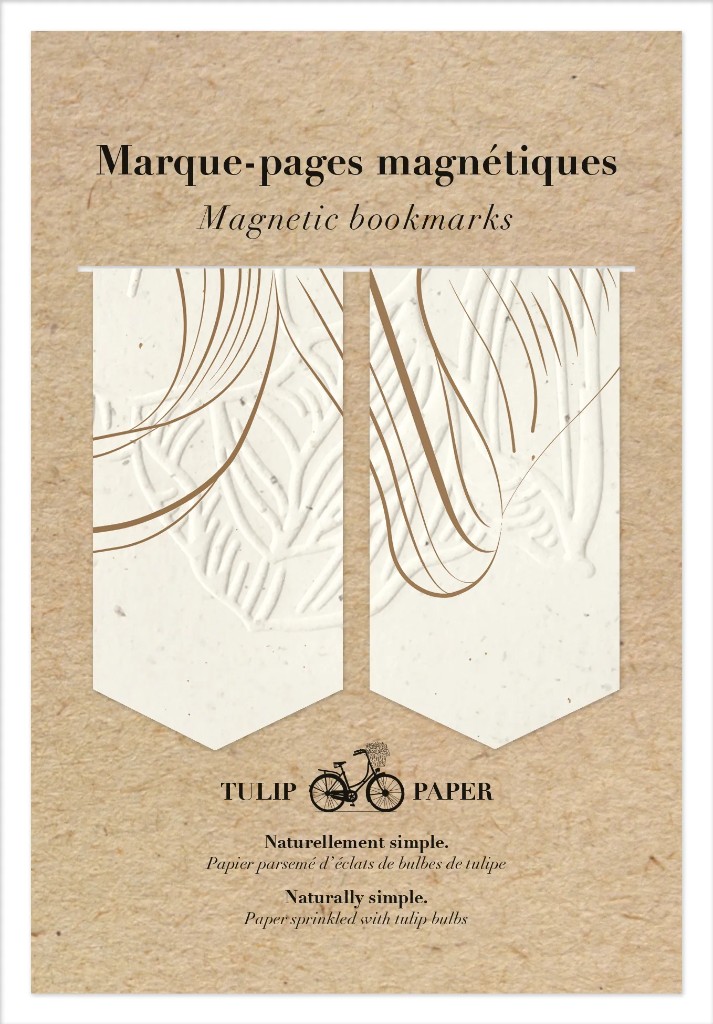 Marque-pages magn&eacute;tiques Tulip Paper