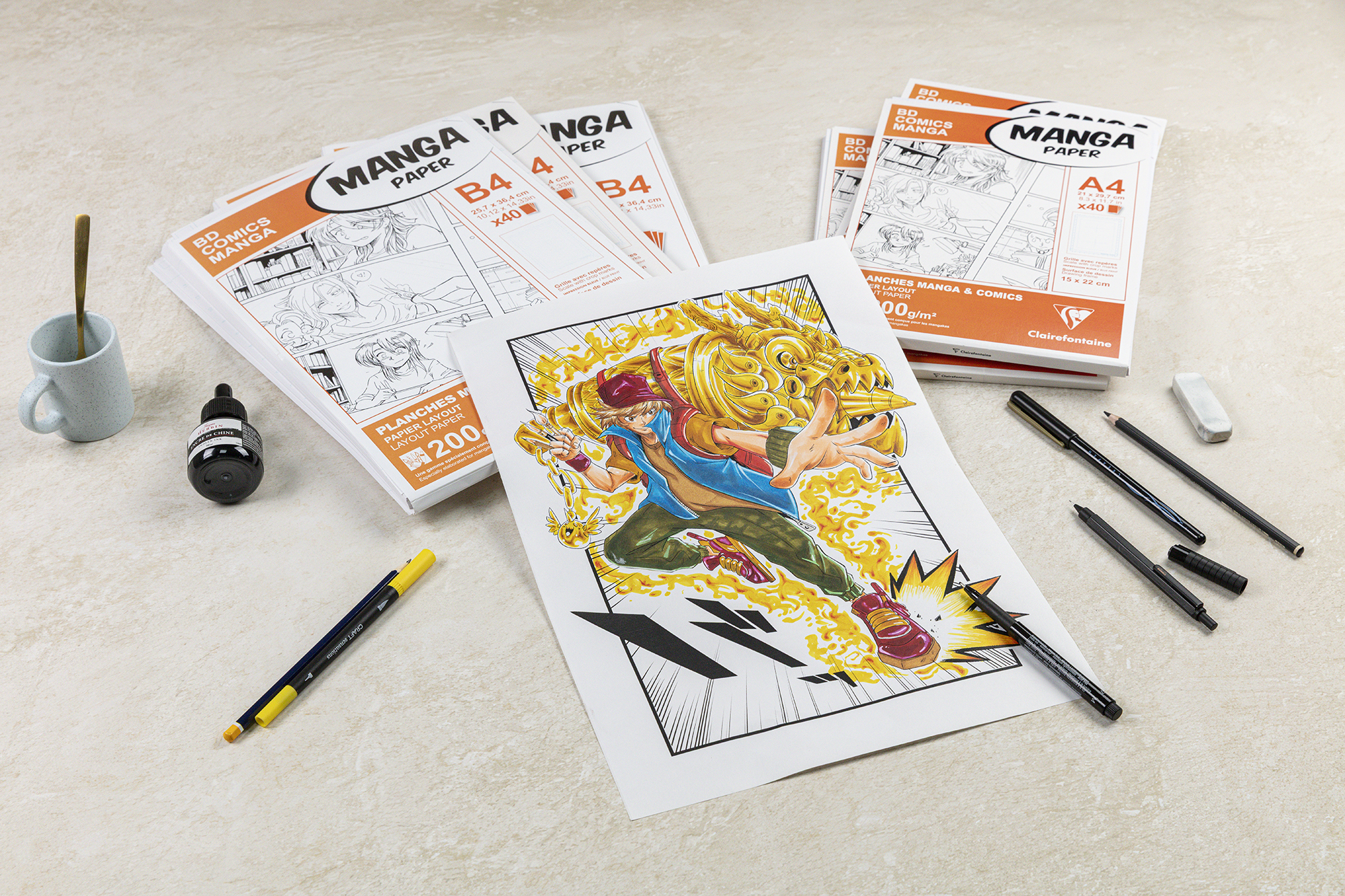 Manga paper - Manga layout boards