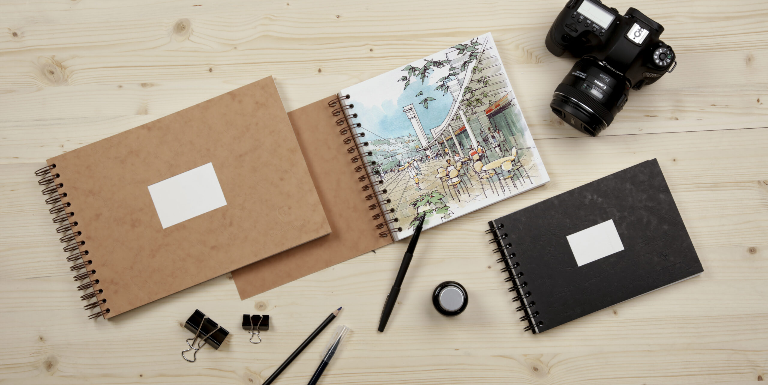 Watercolour travel albums