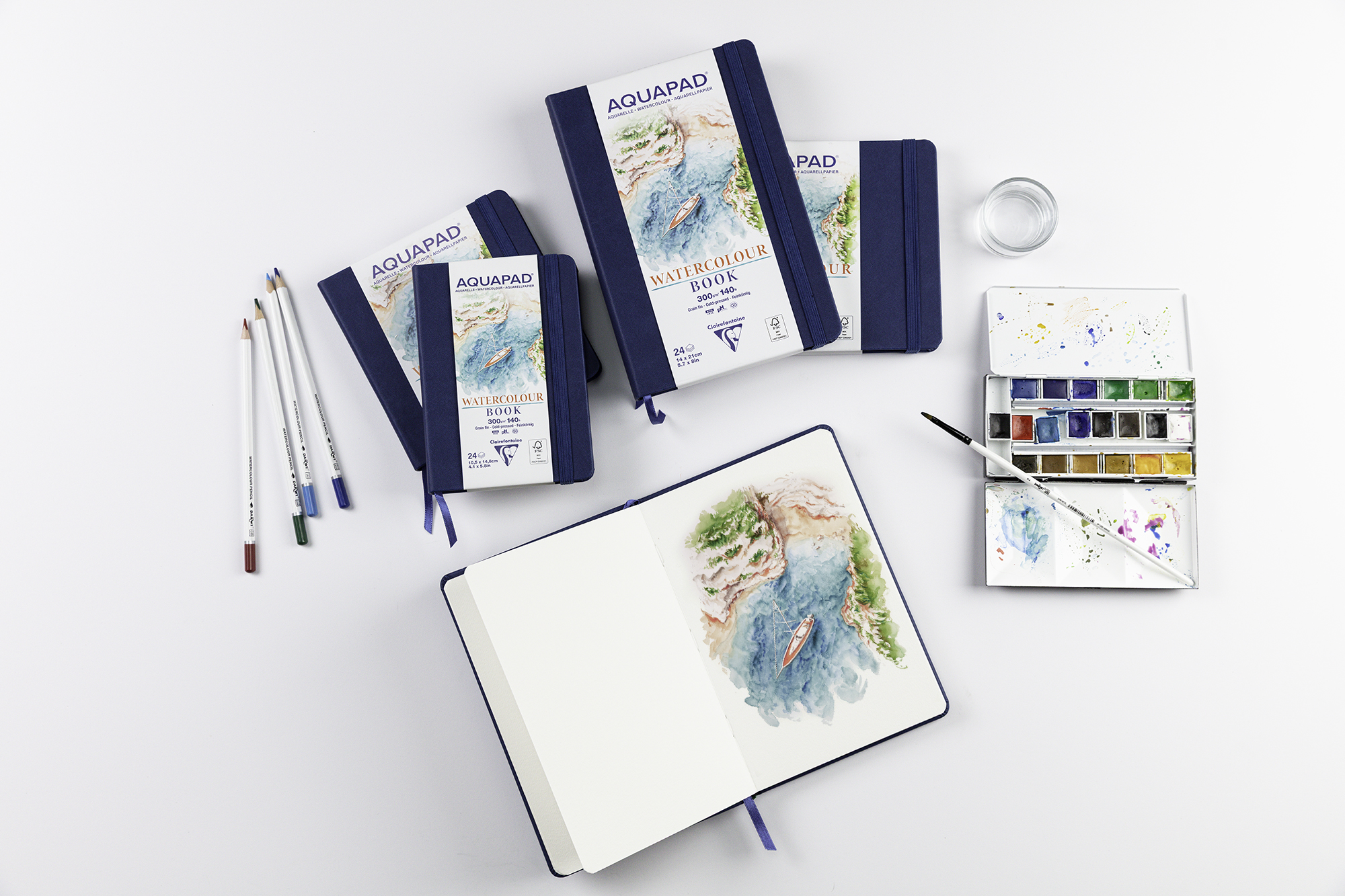 Aquapad rigid notebooks