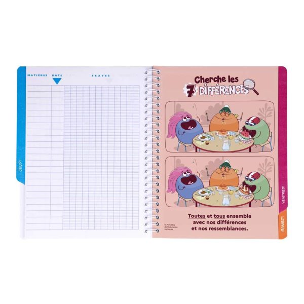 Textes reliure int&eacute;grale 7000 17&times;22 cm 148 pages grands carreaux 70 g