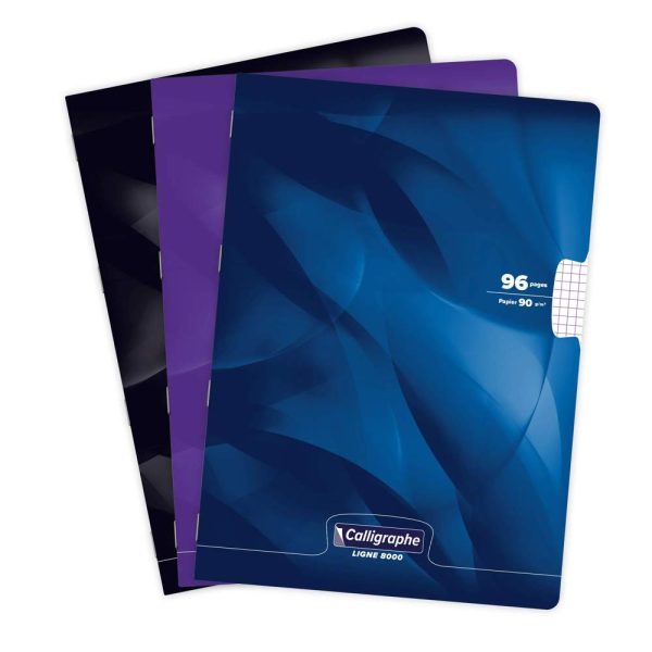 Cahier piqu&eacute; 8000 CARTE A4 96 pages petits carreaux 90 g