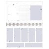 Adolie, Bloc planner reliure int&eacute;grale en-t&ecirc;te 22x14 cm 53 feuillets imprim&eacute;s
