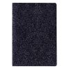 Adolie, Set de 2 carnets cousu fil A5 14,8x21 cm, 64 pages, lign&eacute;. Etoiles. 1 carnet couverture cuir + 1 carnet couverture carte imprim&eacute;e, ass.
