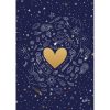 Adolie, Set de correspondance 12x16,5 cm contenant 8 cartes simples 11x15,5 cm assorties et 8 enveloppes Pollen C6 blanc naturel