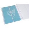 Carnet de vocabulaire reliure int&eacute;grale Koverbook 11x17cm 100 pages lign&eacute; + marge centrale couverture polypropyl&egrave;ne transparent