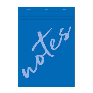Bloc de bureau Notes agraf&eacute; en-t&ecirc;te A4 100 feuilles petits carreaux 60 g