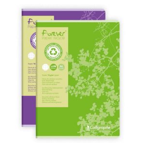 Cahier piqu&eacute; FOREVER A4 96 pages petits carreaux 70 g
