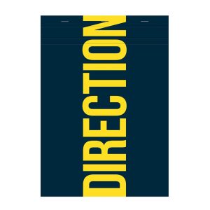 Bloc de bureau Direction agraf&eacute; A4 100 feuilles petits carreaux 70 g