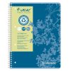 Cahier reliure int&eacute;grale FOREVER A4+ 160 pages petits carreaux + marge 80 g