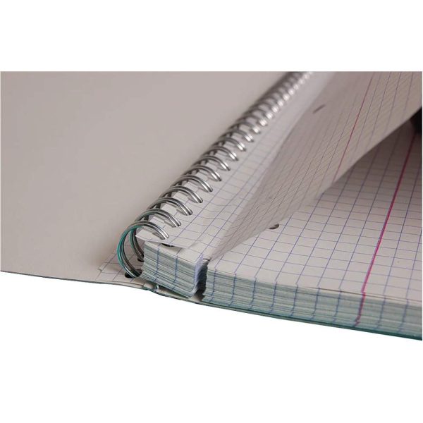 Cahier reliure int&eacute;grale FOREVER A4+ 160 pages petits carreaux + marge 80 g