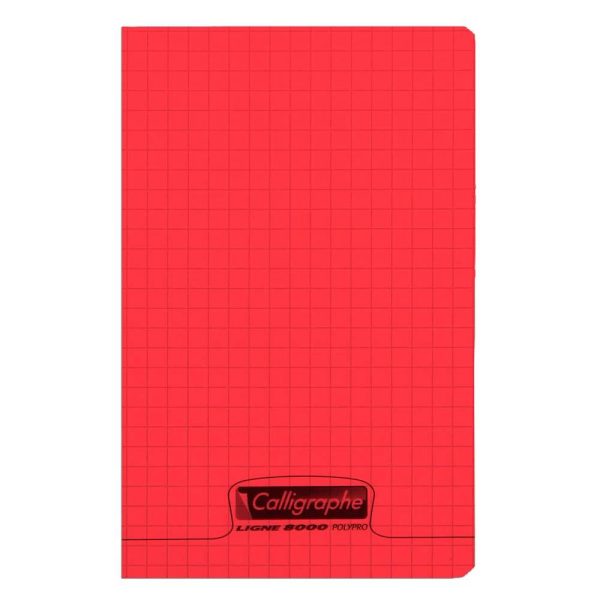 8000 POLYPRO, Carnet piqu&eacute; 11&times;17 cm 96 pages petits carreaux 90 g