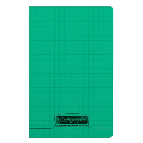 8000 POLYPRO, Carnet piqu&eacute; 11&times;17 cm 96 pages petits carreaux 90 g