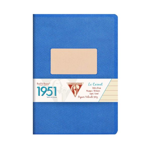 Carnet piqu&eacute; collection 1951 A5 96 pages lign&eacute;