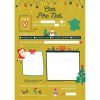 SET DE CORRESPONDANCE, 6 feuilles 100g/m2 au format 21x29,7cm + 6 enveloppes au format 16,2x22,9cm + Stickers - No&euml;l