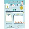 SET DE CORRESPONDANCE, 6 feuilles 100g/m2 au format 21x29,7cm + 6 enveloppes au format 16,2x22,9cm + Stickers - No&euml;l