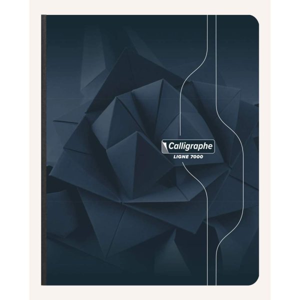 Cahier brochure souple dos toil&eacute; 7000 17&times;22 cm 192 pages grands carreaux 70 g