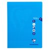 Cahier Travaux Pratiques piqu&eacute; Mimesys 24x32cm 80 pages grands carreaux + uni couverture polypropyl&egrave;ne Couleur al&eacute;atoire