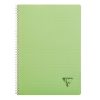 Cahier reliure int&eacute;grale Linicolor FRESH A4 100 pages petits carreaux couverture plastique polypropy&egrave;ne rainur&eacute; Couleur al&eacute;atoire