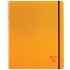 Proactiv'Book Linicolor FRESH cahier reliure int&eacute;grale A4+ 160 pages d&eacute;tachables perfor&eacute; 4 trous grands carreaux + cadre en-t&ecirc;te + 1 pochette trieur couverture plastique polypropy&egrave;ne rainur&eacute; Couleur al&eacute;atoire