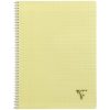 Cahier reliure int&eacute;grale Linicolor FRESH 24x32cm 100 pages grands carreaux couverture plastique polypropy&egrave;ne rainur&eacute; Couleur al&eacute;atoire