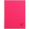 Cahier reliure int&eacute;grale Linicolor FRESH 24x32cm 100 pages grands carreaux couverture plastique polypropy&egrave;ne rainur&eacute; Couleur al&eacute;atoire