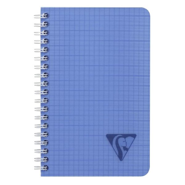 Carnet reliure int&eacute;grale Linicolor FRESH 11x17cm 100 pages petits carreaux couverture plastique polypropy&egrave;ne rainur&eacute; Couleur al&eacute;atoire