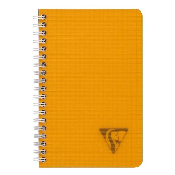 Carnet reliure int&eacute;grale Linicolor FRESH 11x17cm 100 pages petits carreaux couverture plastique polypropy&egrave;ne rainur&eacute; Couleur al&eacute;atoire