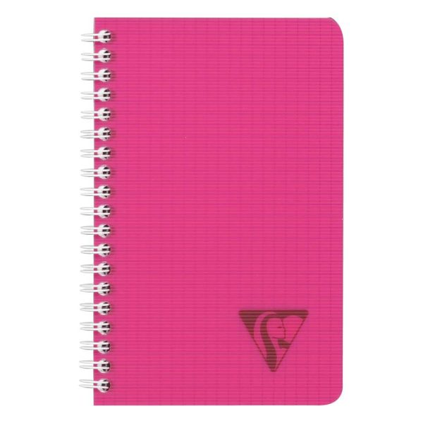 Carnet reliure int&eacute;grale Linicolor FRESH 11x17cm 100 pages petits carreaux couverture plastique polypropy&egrave;ne rainur&eacute; Couleur al&eacute;atoire