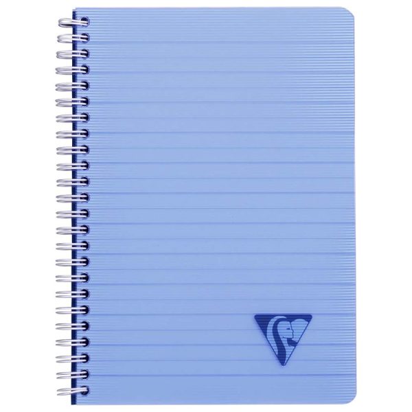 Carnet reliure int&eacute;grale Linicolor FRESH A5 180 pages lign&eacute; couverture plastique polypropy&egrave;ne rainur&eacute; Couleur al&eacute;atoire