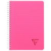 Carnet reliure int&eacute;grale Linicolor FRESH A5 180 pages lign&eacute; couverture plastique polypropy&egrave;ne rainur&eacute; Couleur al&eacute;atoire