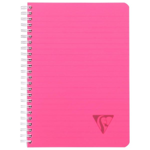 Carnet reliure int&eacute;grale Linicolor FRESH A5 180 pages lign&eacute; couverture plastique polypropy&egrave;ne rainur&eacute; Couleur al&eacute;atoire