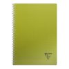 Cahier reliure int&eacute;grale Linicolor INTENSIVE A4 180 pages grands carreaux couverture plastique polypropy&egrave;ne rainur&eacute; Couleur al&eacute;atoire