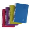 R&eacute;pertoire reliure int&eacute;grale Linicolor INTENSIVE 9,5x14cm 96 pages petits carreaux couverture plastique polypropy&egrave;ne rainur&eacute; Couleur al&eacute;atoire