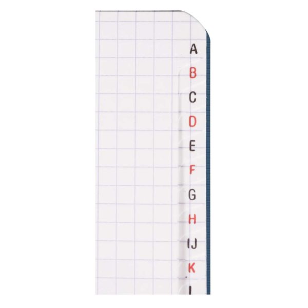 R&eacute;pertoire reliure int&eacute;grale Linicolor INTENSIVE 11x17cm 100 pages petits carreaux couverture plastique polypropy&egrave;ne rainur&eacute; Couleur al&eacute;atoire