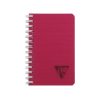 Cahier reliure int&eacute;grale Linicolor INTENSIVE 7,5x12cm 100 pages lign&eacute; couverture plastique polypropy&egrave;ne rainur&eacute; Couleur al&eacute;atoire