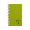 Cahier reliure int&eacute;grale Linicolor INTENSIVE 7,5x12cm 100 pages lign&eacute; couverture plastique polypropy&egrave;ne rainur&eacute; Couleur al&eacute;atoire