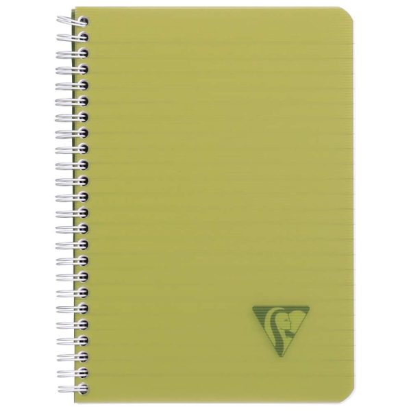 Cahier reliure int&eacute;grale Linicolor INTENSIVE A5 180 pages lign&eacute; couverture plastique polypropy&egrave;ne rainur&eacute; Couleur al&eacute;atoire