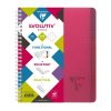 Evolutiv'Book Linicolor INTENSIVE cahier reliure int&eacute;grale A5+ 180 pages d&eacute;tachables perfor&eacute; 6 trous petits carreaux + cadre en-t&ecirc;te + 3 intercalaires couverture plastique polypropy&egrave;ne rainur&eacute; Couleur al&eacute;atoire
