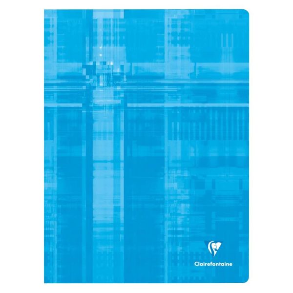 Cahier piqu&eacute; 24&times;32 cm 144 pages grands carreaux