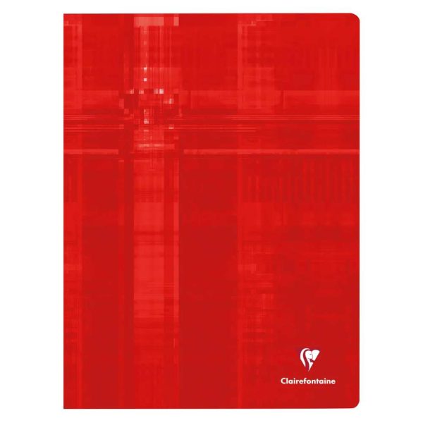 Cahier piqu&eacute; 24&times;32 cm 144 pages grands carreaux