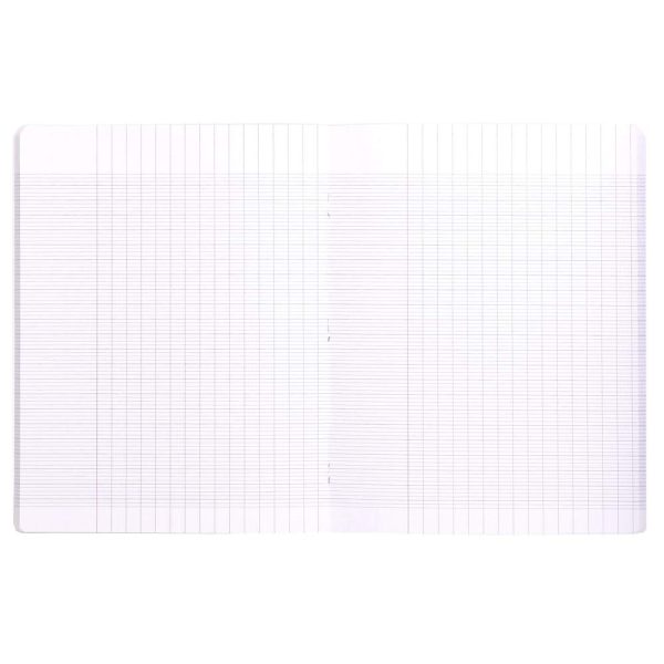 Cahier piqu&eacute; 24&times;32 cm 144 pages grands carreaux