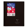 Cahier reliure int&eacute;grale enveloppante Koverbook 17x22cm 160 pages lign&eacute; + marge couverture polypropyl&egrave;ne transparent