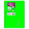 Cahier reliure int&eacute;grale enveloppante Koverbook Neon A4 160 pages petits carreaux + marge couverture polypropyl&egrave;ne opaque
