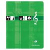 Cahier Musique & Chant piqu&eacute; 17x22 cm 56 pages grands carreaux