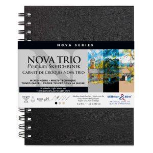 Nova Trio carnet spiral&eacute; 50F 15,2x20,3cm 150g