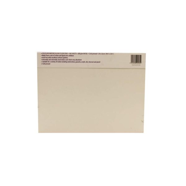Goldline Studio bloc coll&eacute; 100F 24x32cm 200g grain fin