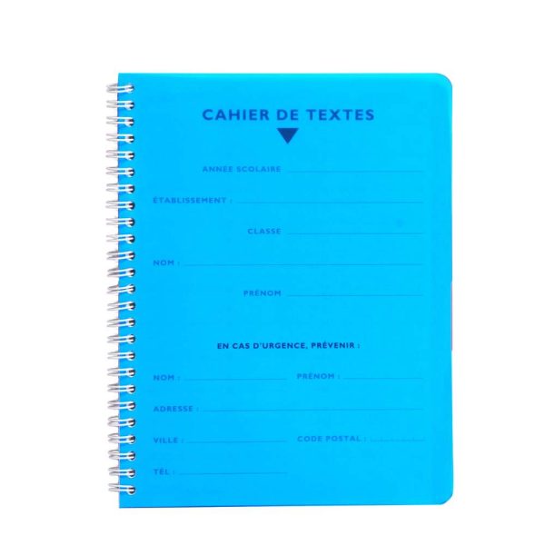 Textes reliure int&eacute;grale 8000 POLYPRO 17&times;22 cm 124 pages grands carreaux 90 g