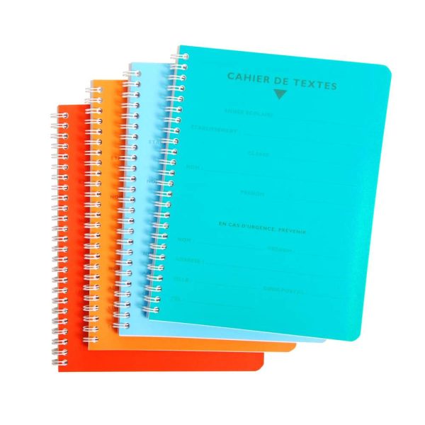 Textes reliure int&eacute;grale 8000 POLYPRO 17&times;22 cm 124 pages grands carreaux 90 g