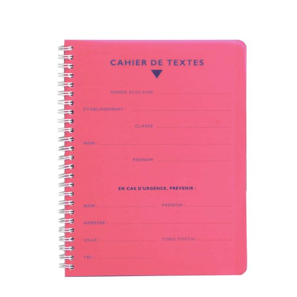 Textes reliure int&eacute;grale 8000 POLYPRO 17&times;22 cm 124 pages grands carreaux 90 g